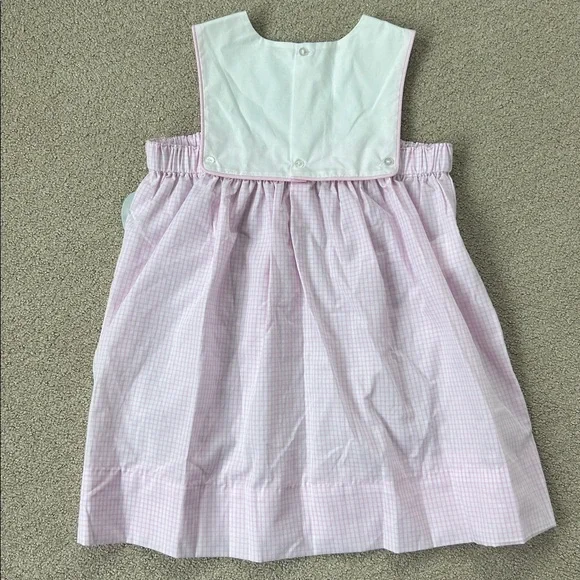 NWT Baby Sen pink heart envelope puppy dress - Picture 4 of 4